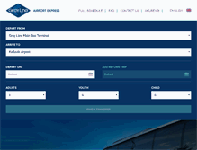 Tablet Screenshot of airportexpress.is